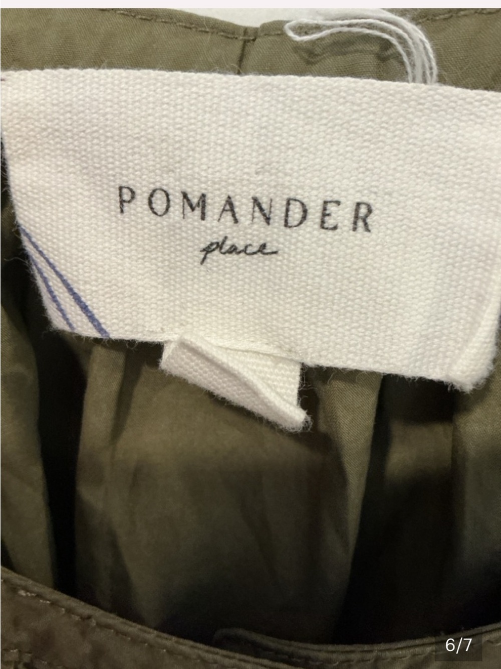 Tuckernuck Olive Green Puff-Sleeve Mini Dress - Picture 6 of 7